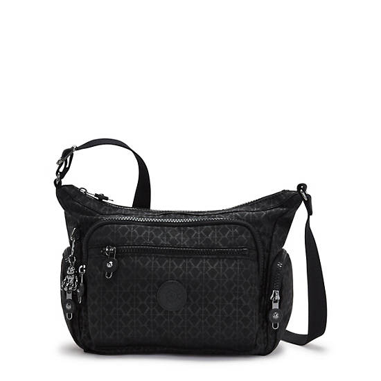 Kipling Gabbie Small Printed Crossbodytassen Zwart | BE 1147XY